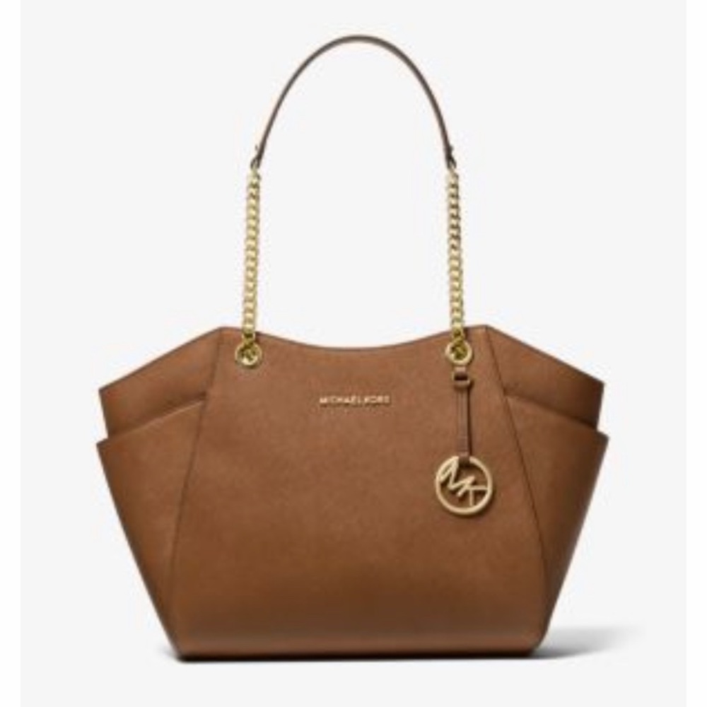 Jet Set Large Saffiano Leather Shoulder Bag